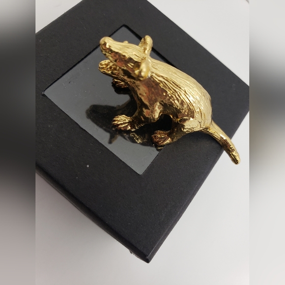 22K Gold Plated Native Animal from Australia - Tasmanian Devil - Picture 3 of 7